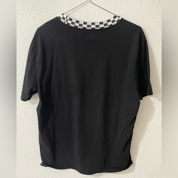 Guess x J. Balvin Checkered Look Over There Eyes Shirt Size Medium - Picture 4 of 5